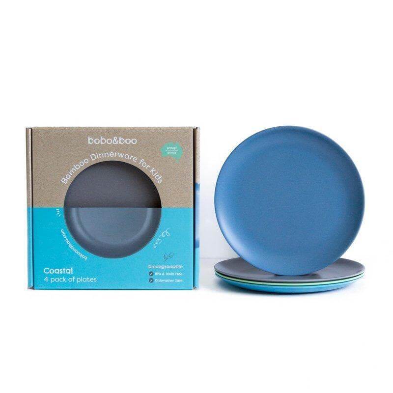 Bobo & Boo Bamboo Dinner Plates Large Coastal