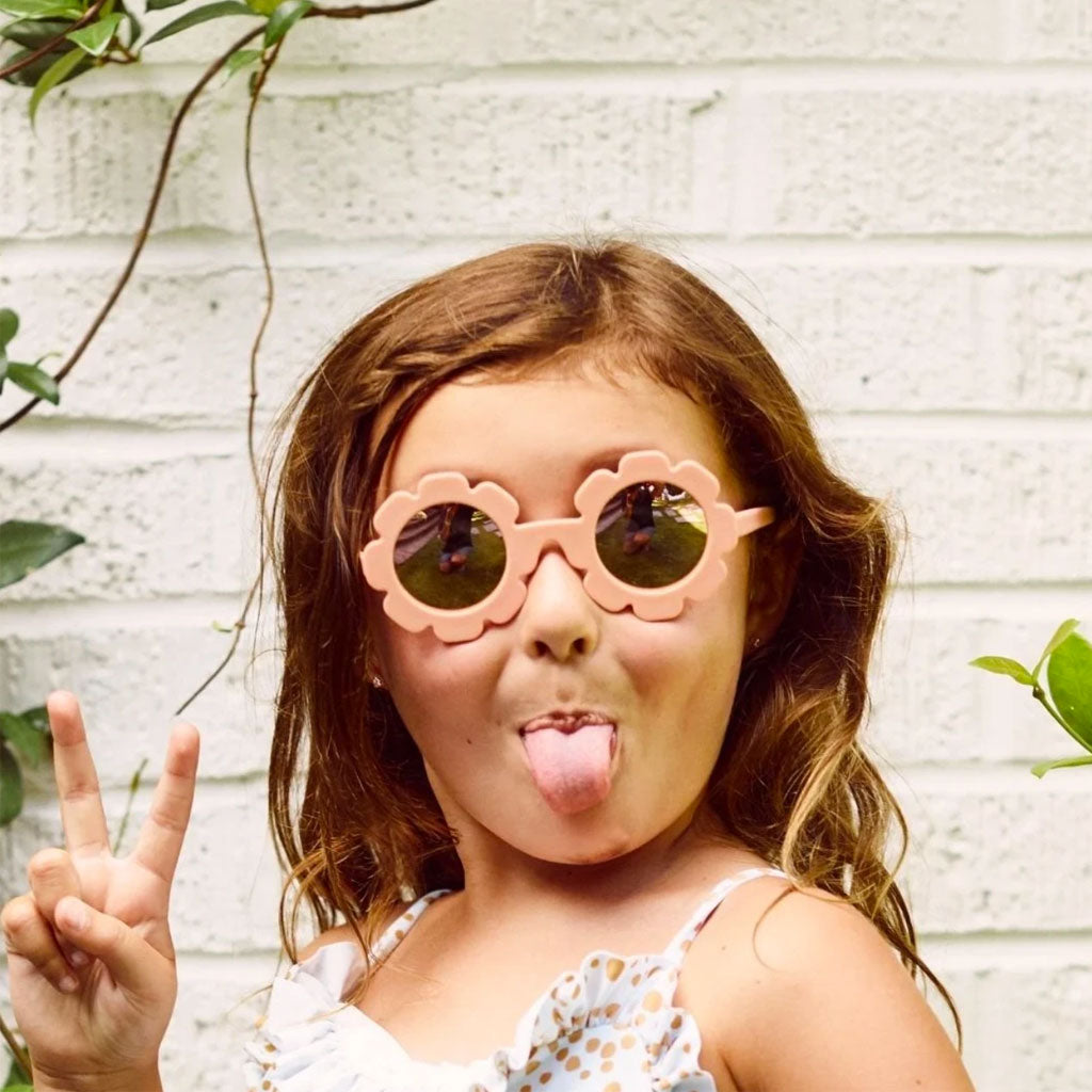 Fun Flower Polarised Sunglasses For Girls