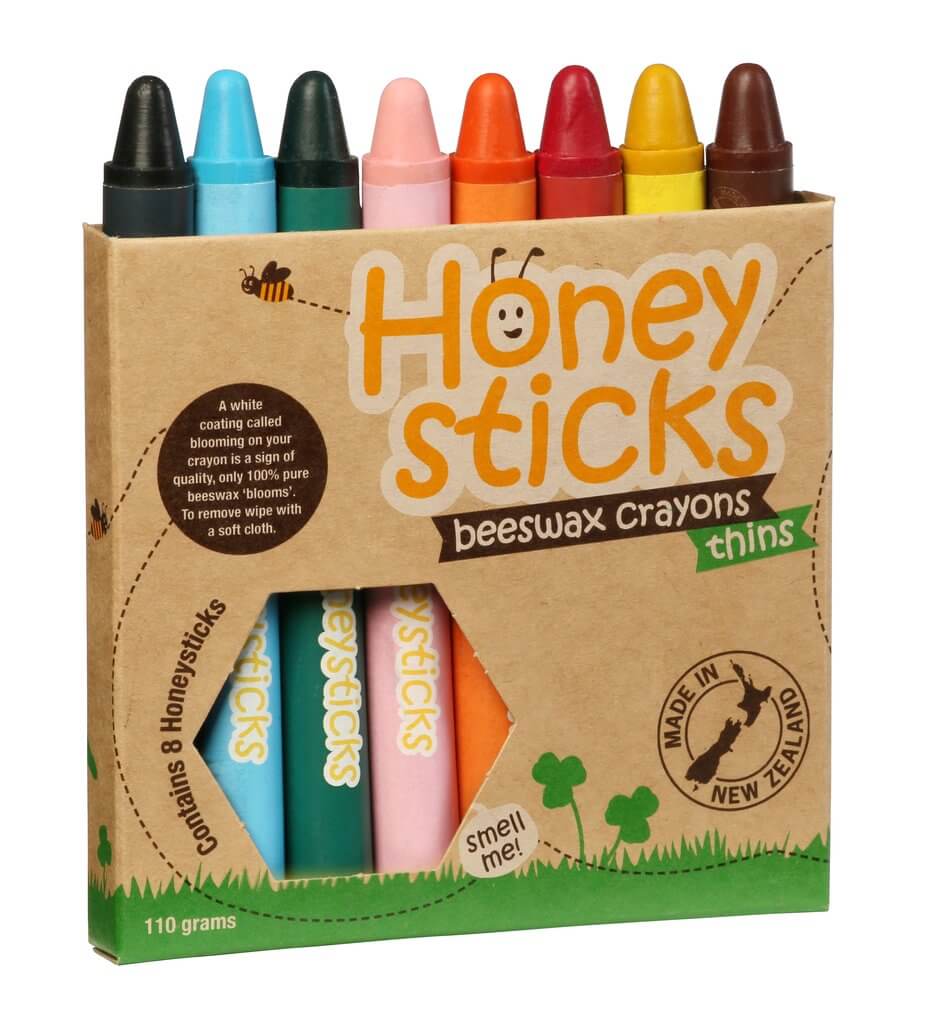 Honeysticks Thins Beeswax Crayons
