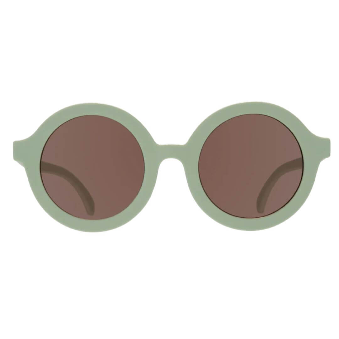 Babiators Euro Round kids sunglasses in Sage