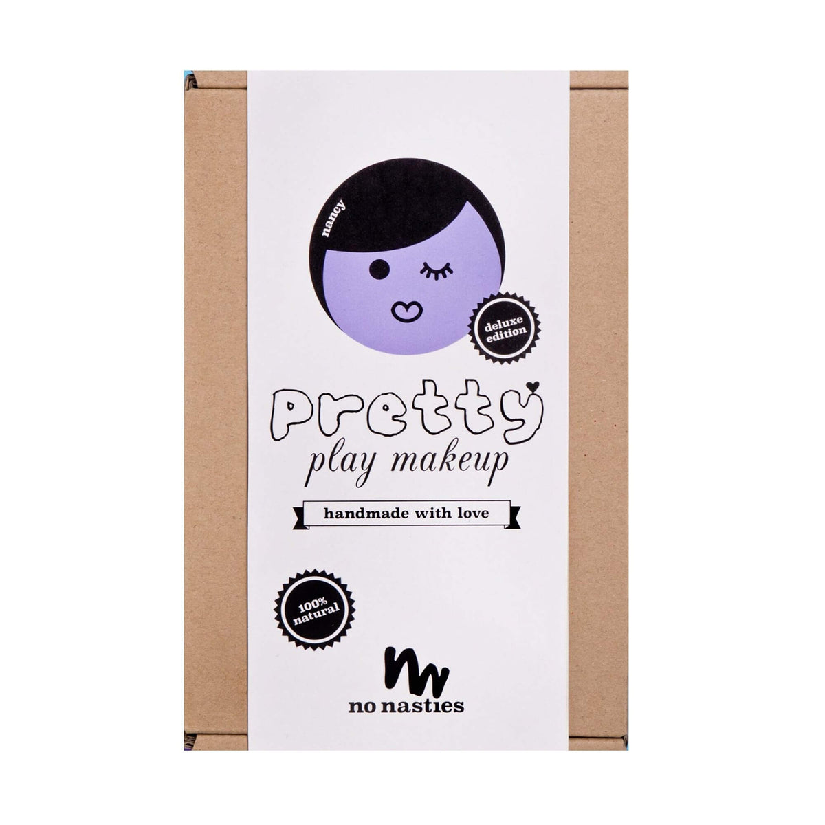 Nancy Play Makeup with nail stickers clear cut