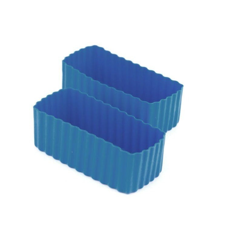 Medium Blue Rectangle Bento Cup 