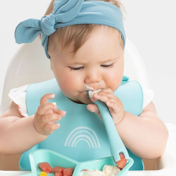 Silicone Baby Utensils 2 Pack All Natural Mums